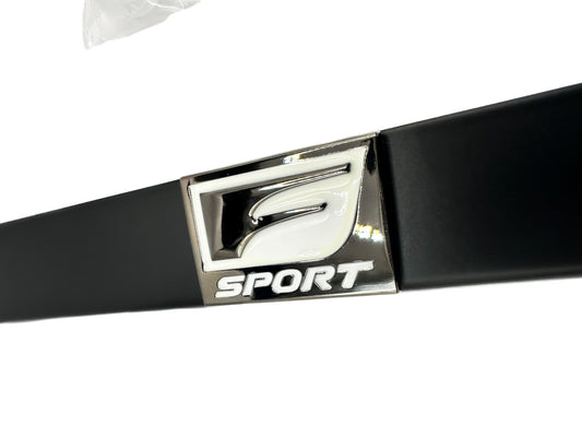 F-Sport Satin Black LEXUS License Plate Frame Stainless Steel