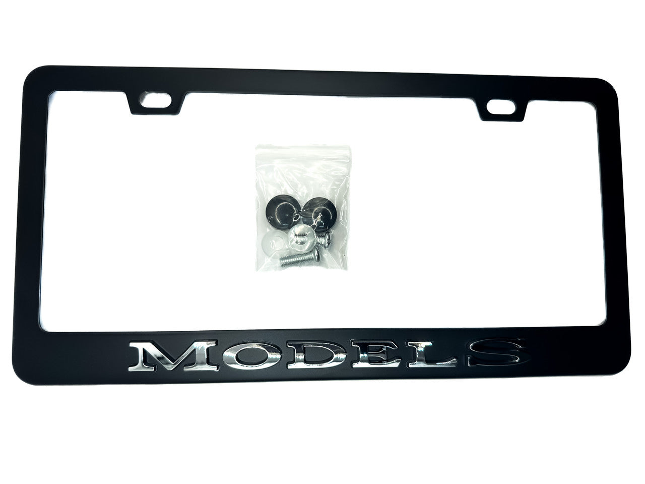 OEM SPEC Model S Black License Plate Frame