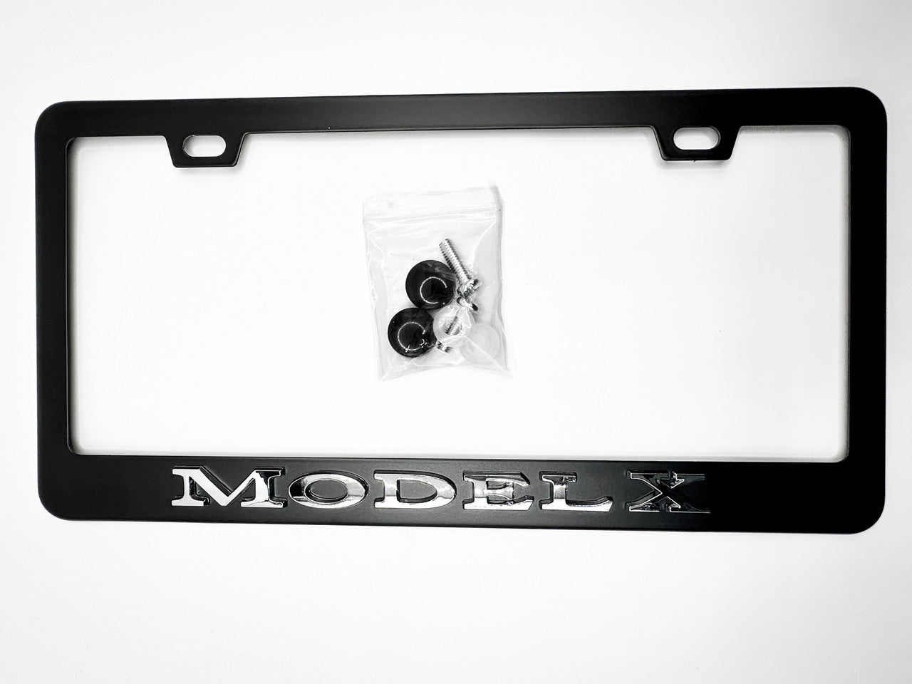OEM SPEC Model X Black License Plate Frame