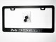 OEM SPEC Model X Black License Plate Frame