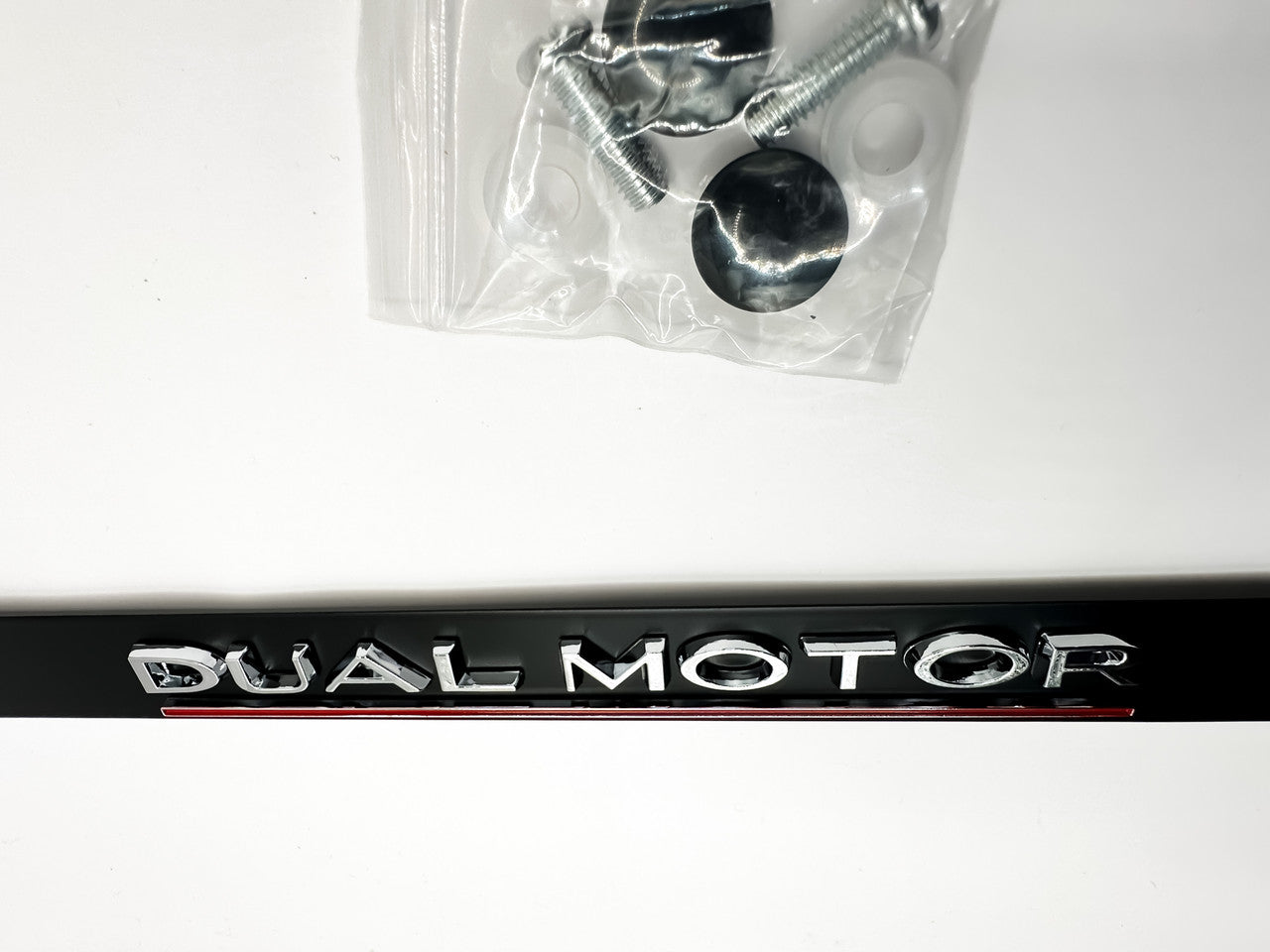 OEM SPEC Performance Dual Motor Black License Plate Frame 3/Y/S/X (Type 2)