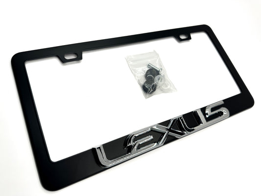 OEM SPEC Satin Black LEXUS License Plate Frame Stainless Steel (Type 2)