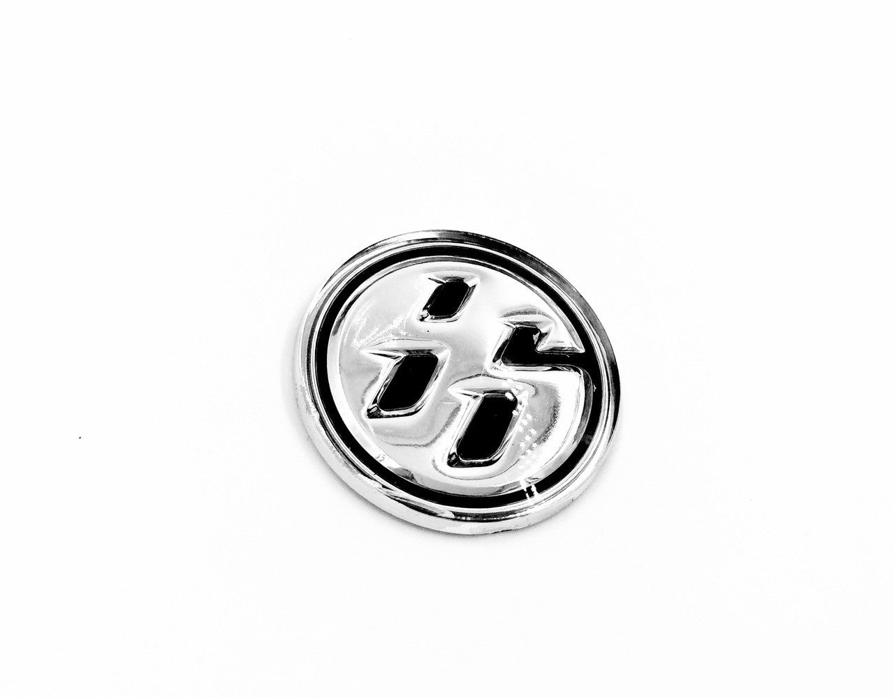 86 Fender Emblem (CHROME/BLACK)