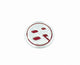 86 Fender Emblem (OEM RED)