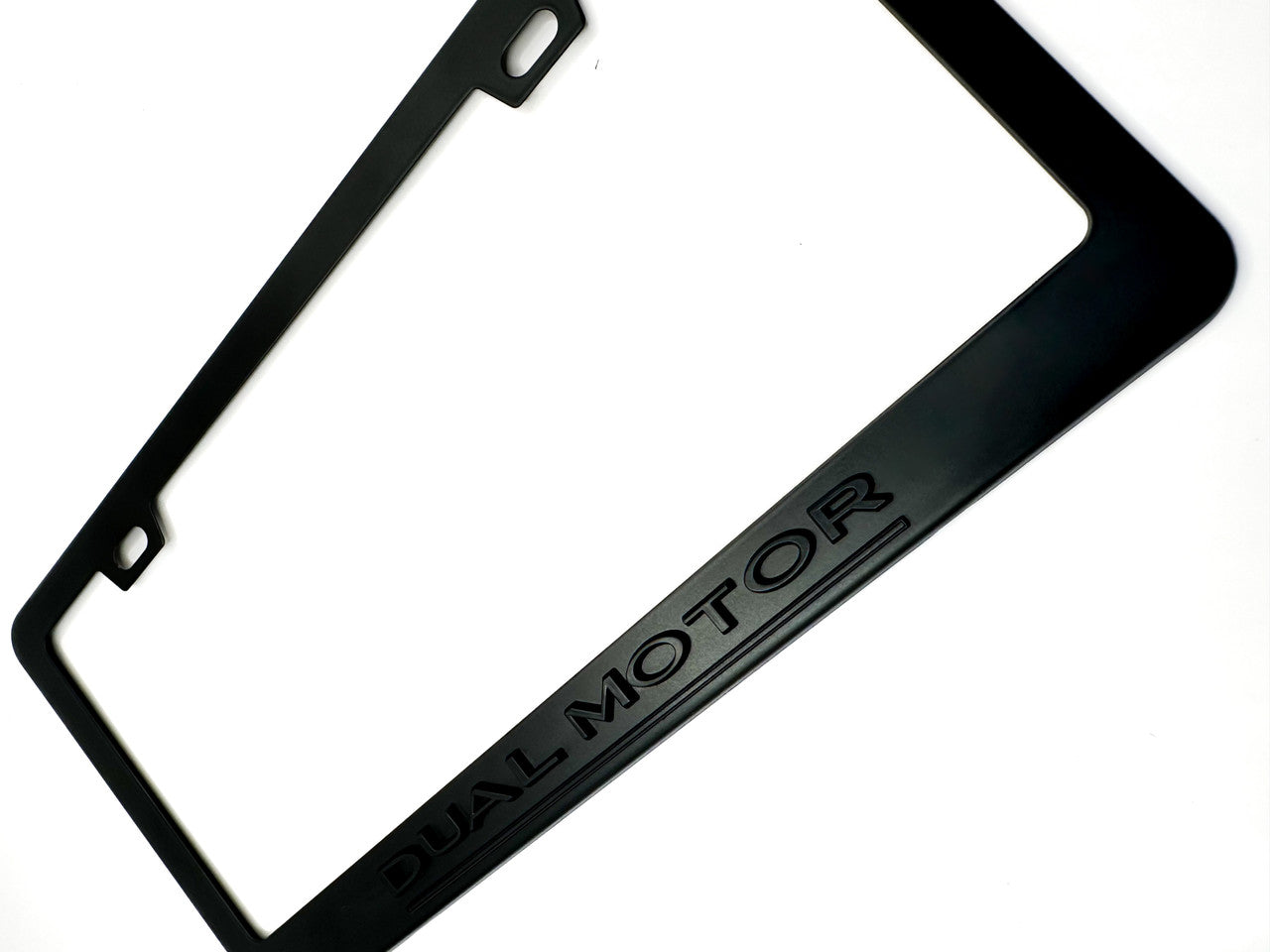 OEM SPEC Dual Motor Black License Plate Frame 3/Y/S/X