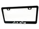 AUDI BLACK License Plate Frame Stainless Steel with Chrome Logo
