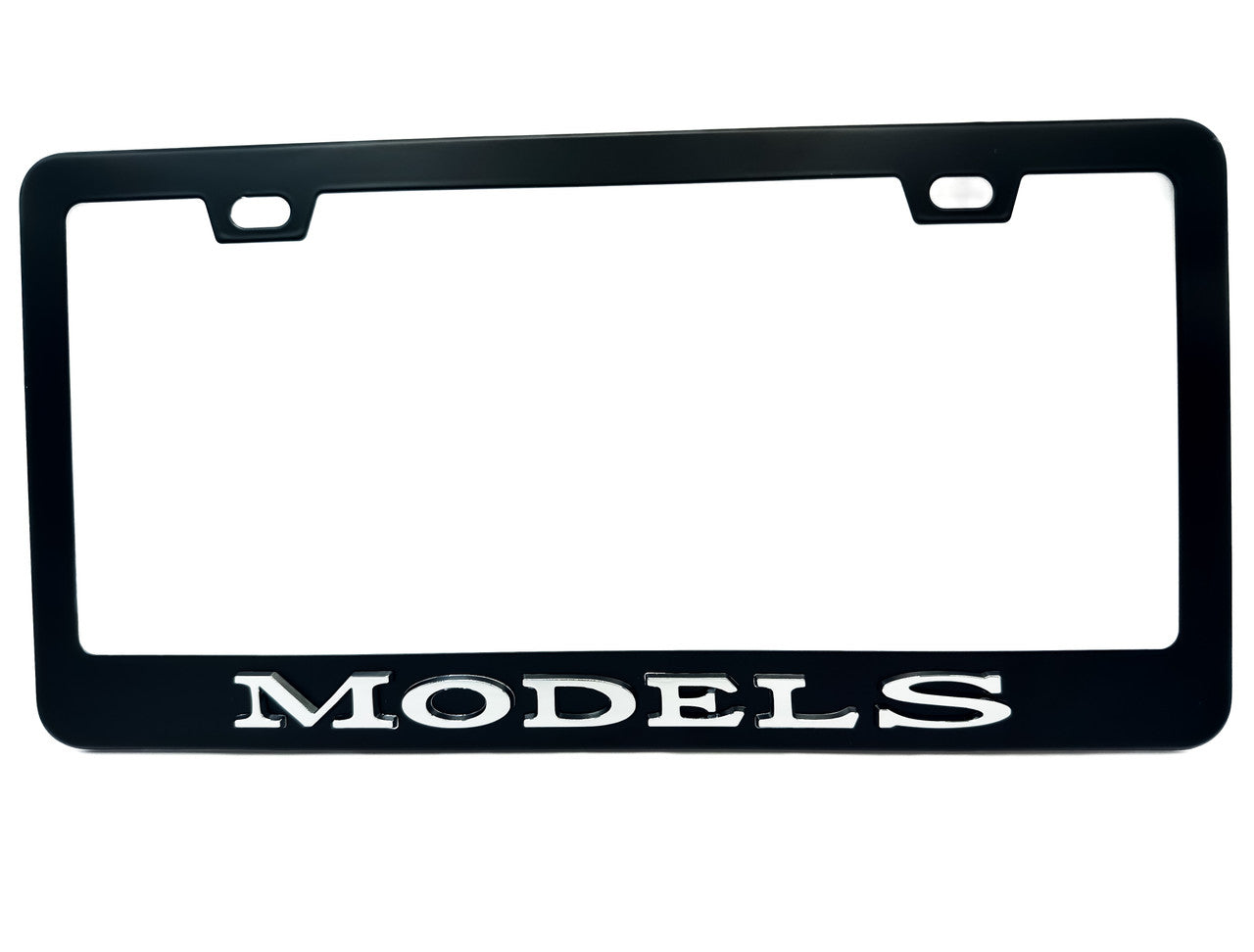 OEM SPEC Model S Black License Plate Frame