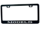 OEM SPEC Model S Black License Plate Frame
