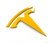 MODEL X "T" Badge Emblem Replacements (Various Colors)