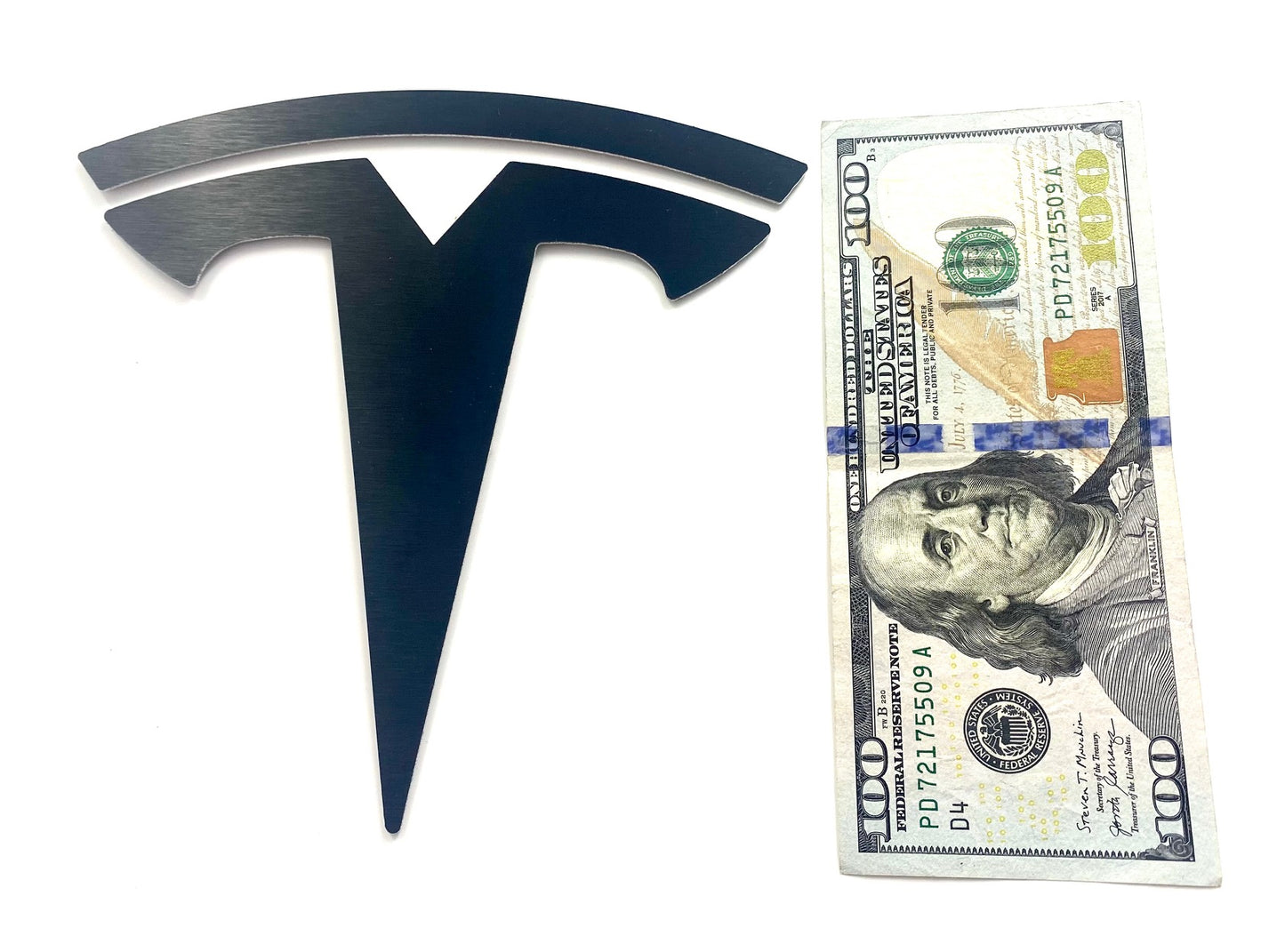 *NEW* Stainless Steel "T" Badges for Tesla Cybertruck (3 Colors)