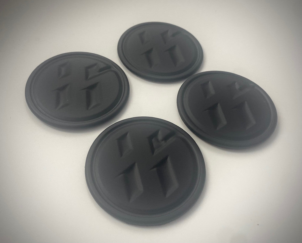 3D METAL "86" Wheel Cap Emblems 4pc Set (Various Colors)