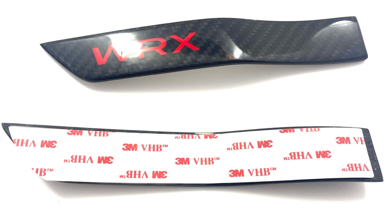 2015-2021 WRX Genuine Carbon Fiber Fender Emblem Set 2pc