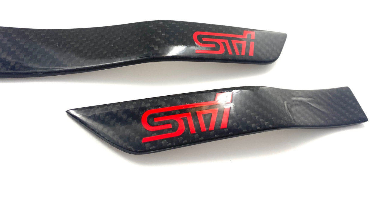 2015-2021 WRX Genuine Carbon Fiber Fender Emblem Set 2pc