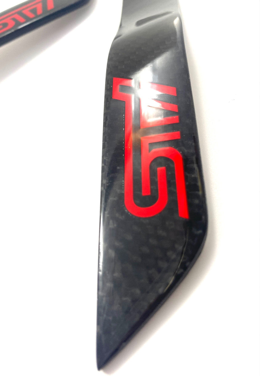 2015-2021 WRX Genuine Carbon Fiber Fender Emblem Set 2pc