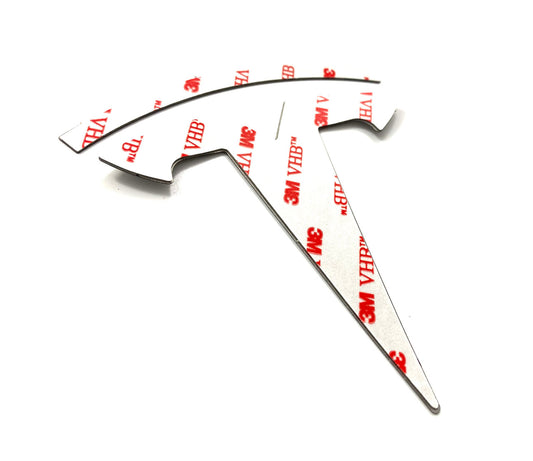 Model X/S Front "T" Badge OVERLAY Emblem (Various Colors)