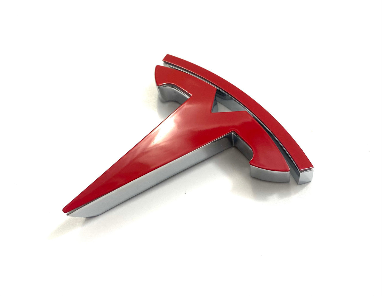 Model X/S Front "T" Badge OVERLAY Emblem (Various Colors)