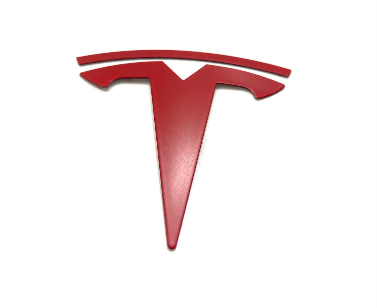 Model X/S Front "T" Badge OVERLAY Emblem (Various Colors)