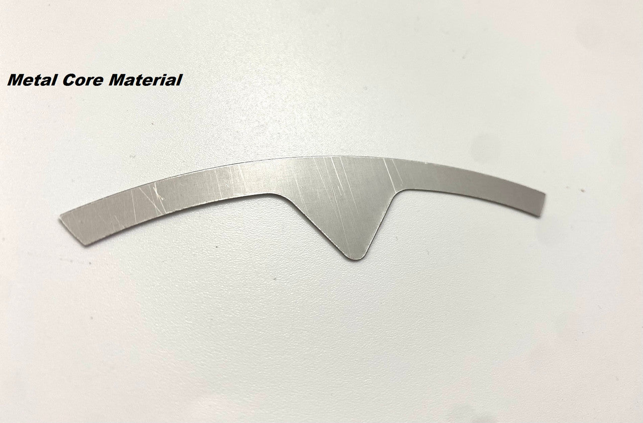 Model X/S Front "T" Badge OVERLAY Emblem (Various Colors)