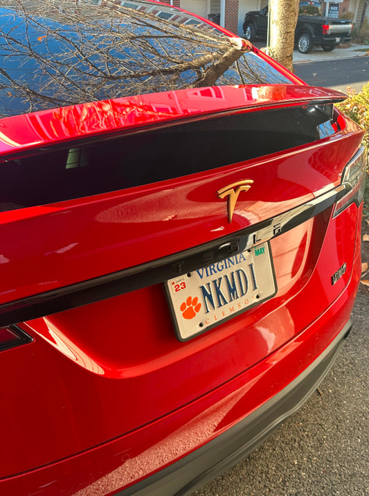 MODEL X "T" Badge Emblem Replacements (Various Color)