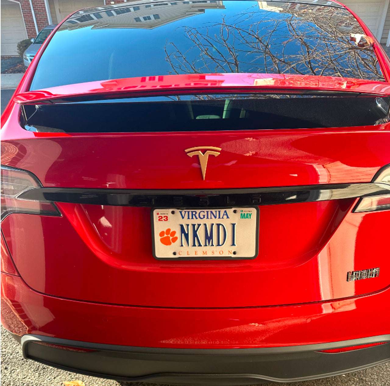MODEL X "T" Badge Emblem Replacements (Various Colors)