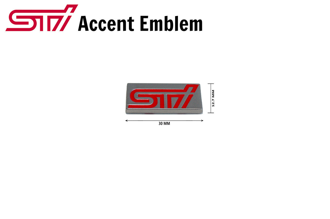 STI MINI Plaque Emblem for SUBARU models