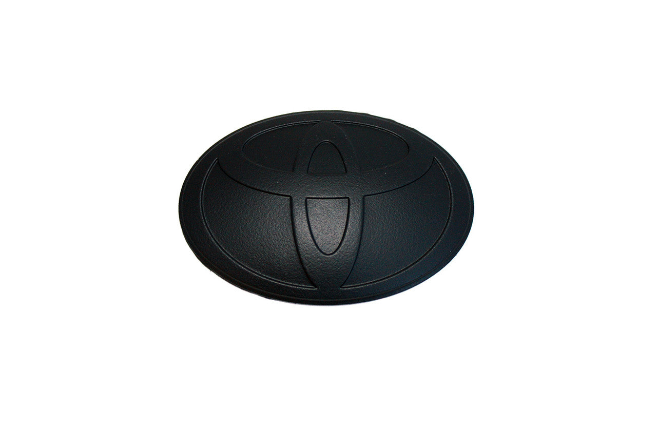 T-Logo Matte Black Steering Wheel Emblem Overlay for Toyota Models