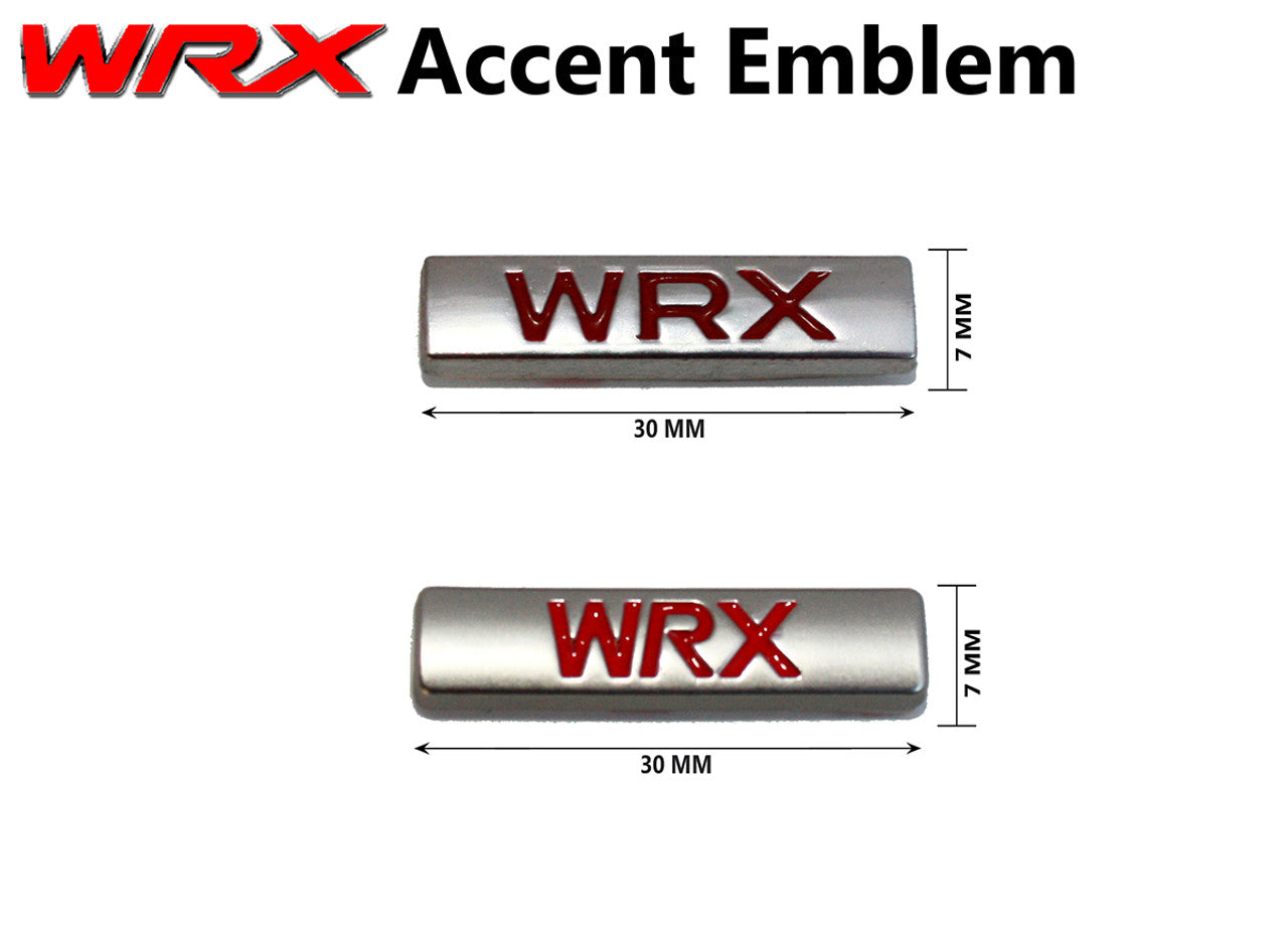 WRX Mini Plaque Emblem for SUBARU Impreza models