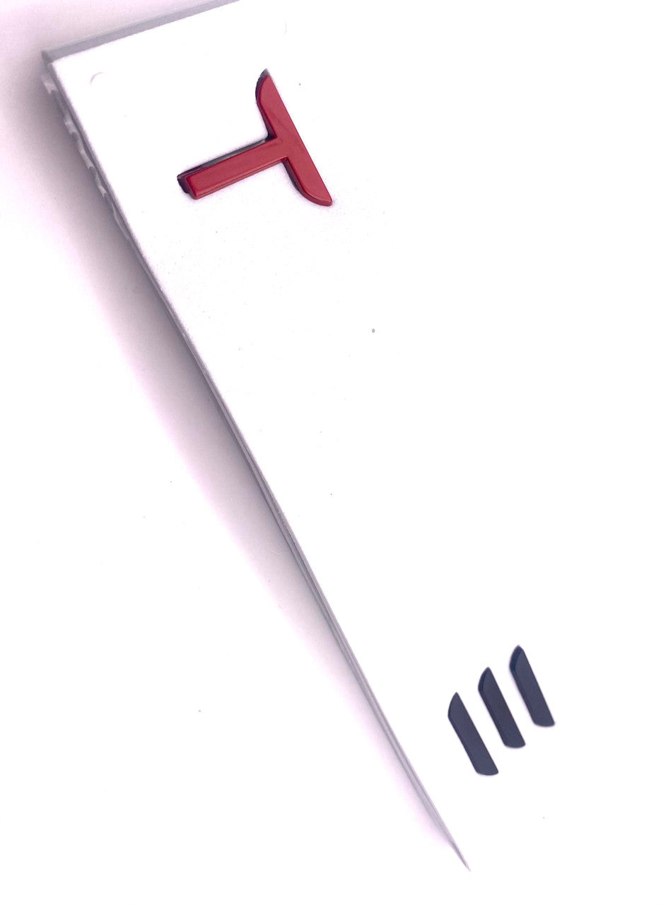 3.0 ~METAL~ TESLA Lettering Emblem Badge (NEW DESIGN / COLORS)