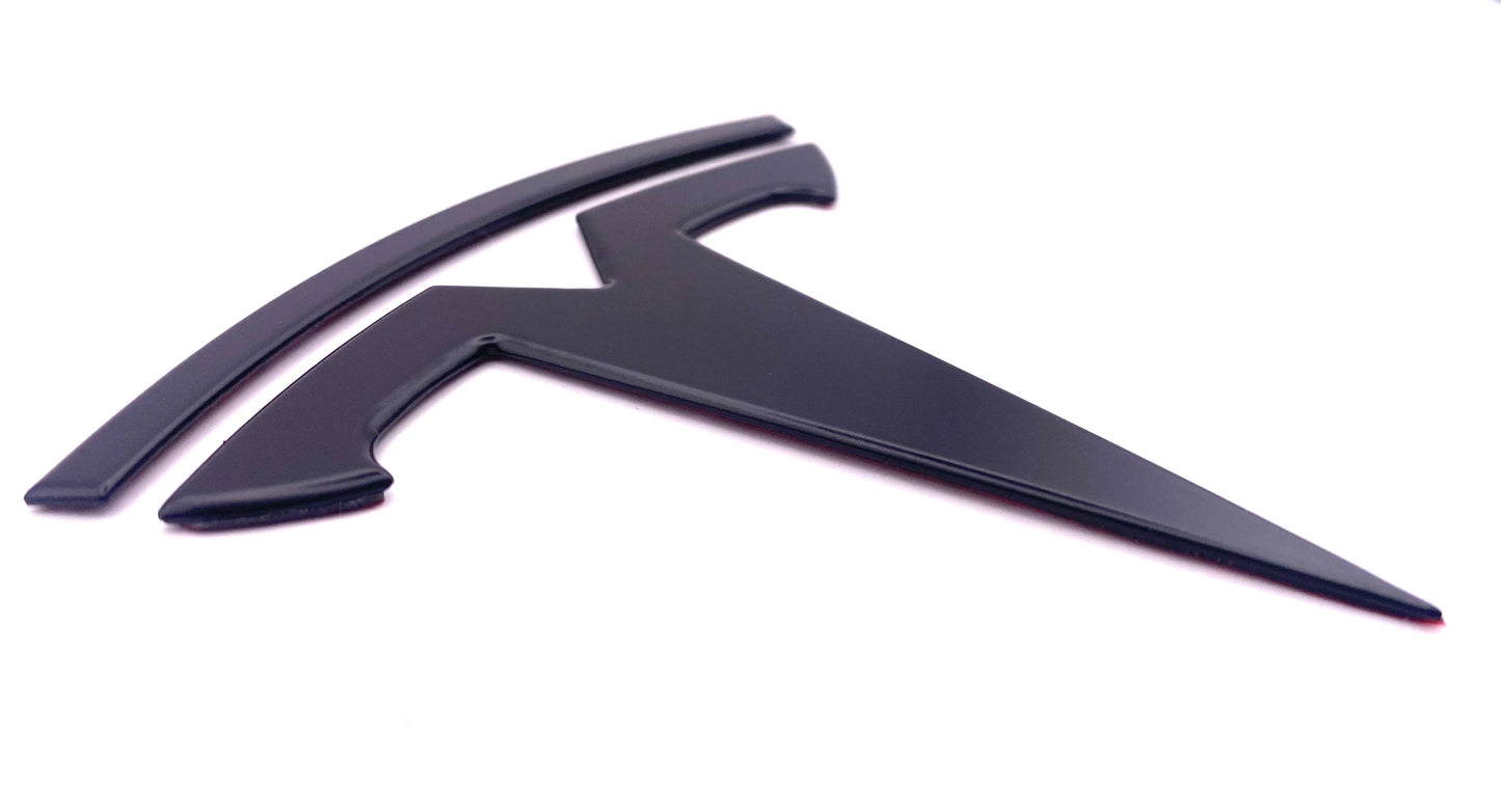 MODEL X "T" Badge Emblem Replacements (Various Colors)