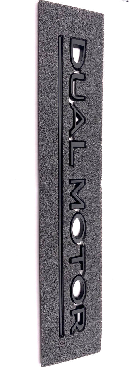 OEM SPEC Black Dual Motor Emblem