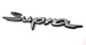 SATIN GUNMETAL + MATTE BLACK ~METAL~ SUPRA Rear Letter Replacement Badge
