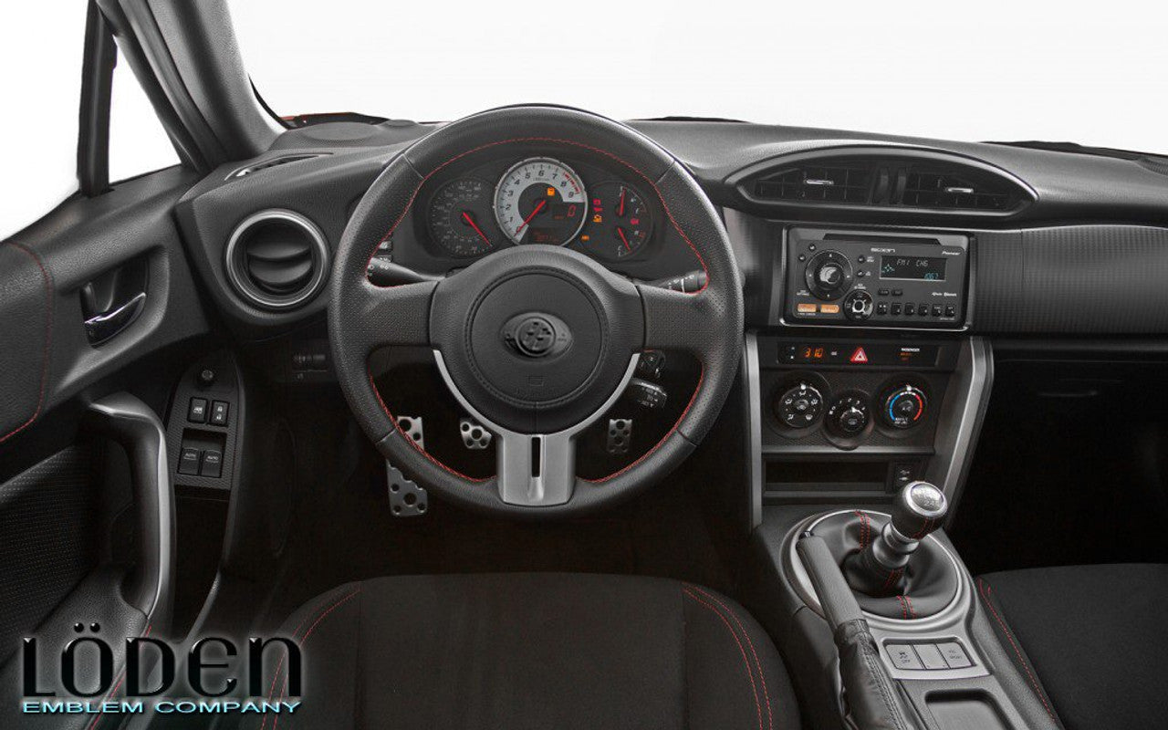 "86" Matte Black Steering Wheel Emblem Overlay for GR86 / FR-S /Toyota 86