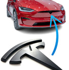 2016-2020 Model S "T" Badge Emblem Replacements (Custom Colors)