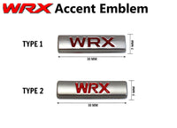 WRX Mini Plaque Emblem for SUBARU Impreza models
