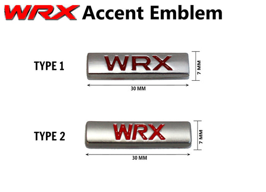 WRX Mini Plaque Emblem for SUBARU Impreza models